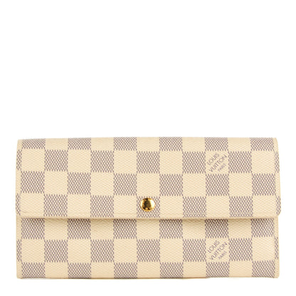 Louis Vuitton Damier Azur Sarah Wallet 1 of 7