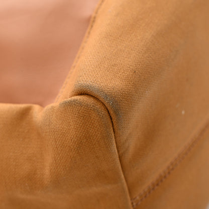 Salvatore Ferragamo Canvas Calfskin Tote Light Brown 11 of 14