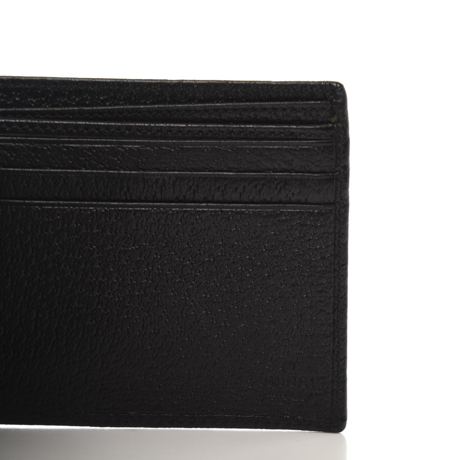 Gucci Calfskin Web Bi-Fold Wallet Black 7 of 7