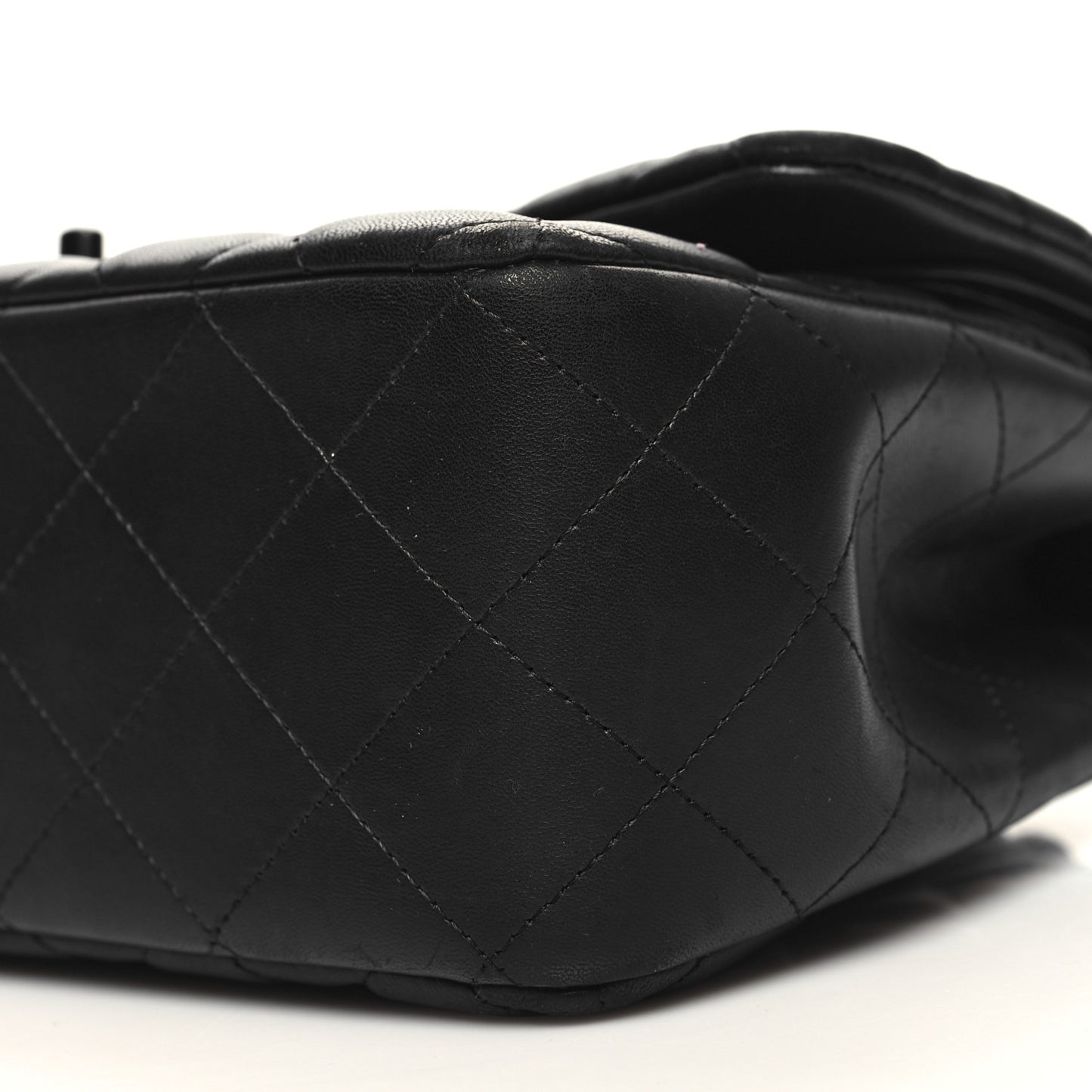 Lambskin Quilted Jumbo Double Flap So Black