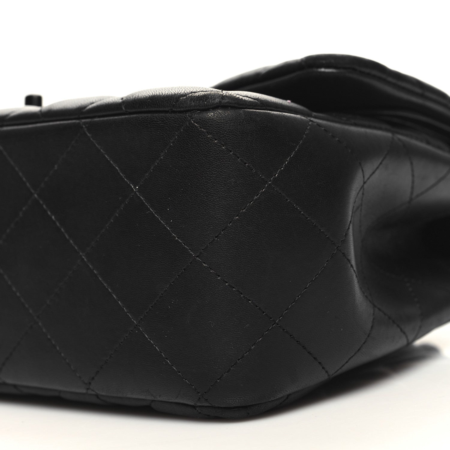 Chanel Lambskin Quilted Jumbo Double Flap So Black 10 of 13