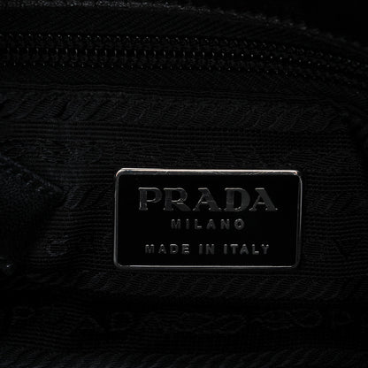 Prada Soft Calf Lucite Hobo Nero Black 6 of 11