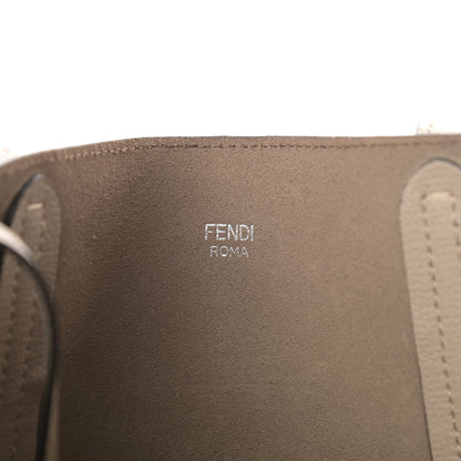 Fendi Vitello Vienna Enamel F is Fendi Shopping Tote Tortora Taupe 7 of 11