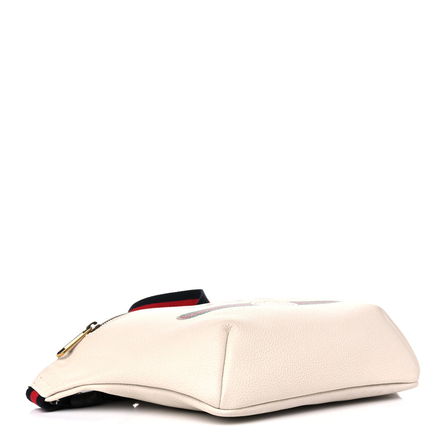 Gucci Grained Calfskin Logo Belt Bag White 4 of 12