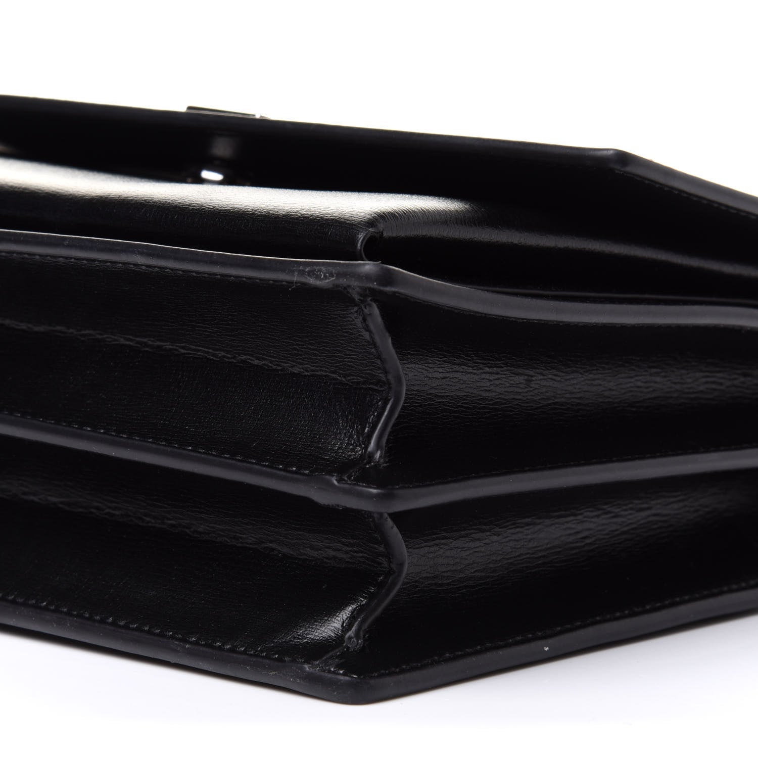 Saint Laurent Calfskin Medium Monogram Sunset Black 11 of 13