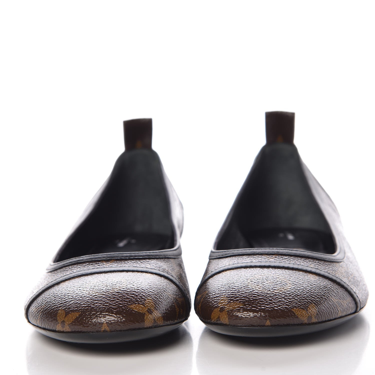 Louis Vuitton Monogram New Revival Ballerina Flats 40.5 Cacao 2 of 8