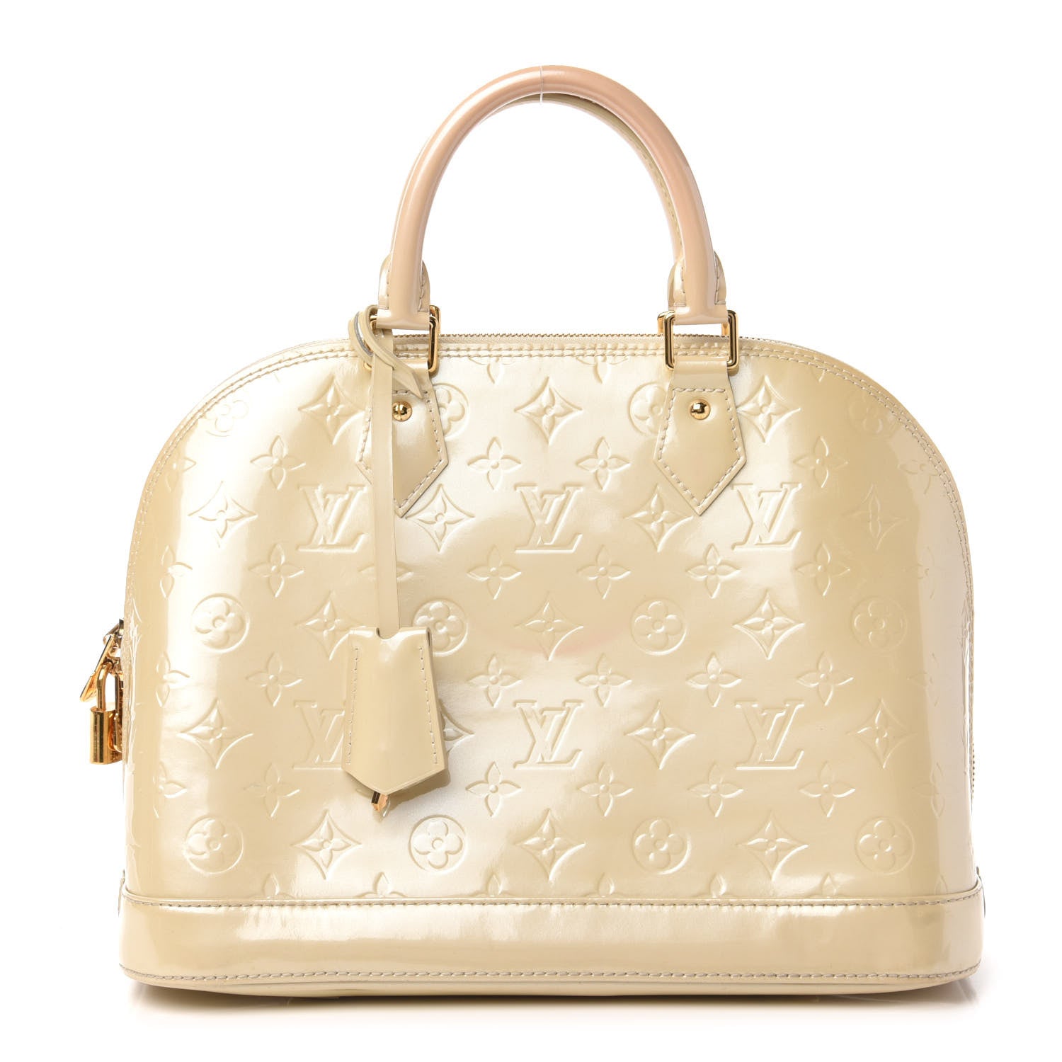 Louis Vuitton Vernis Alma PM Blanc Corail 1 of 9