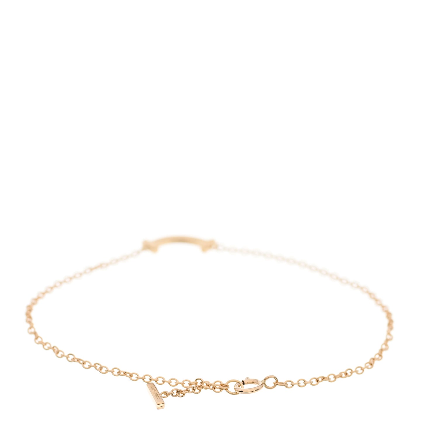 18K Yellow Gold Mini T Smile Bracelet