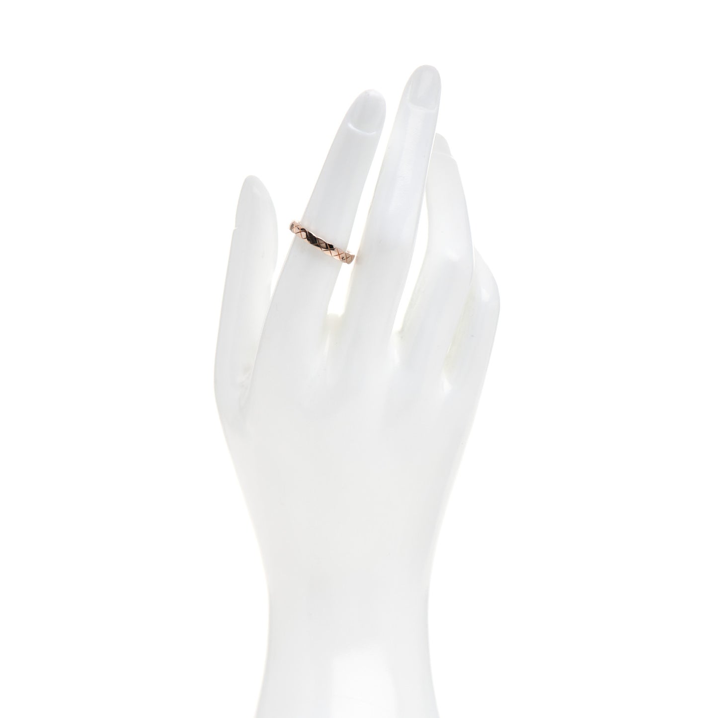 18K Beige Gold Mini Coco Crush Ring 54 6.75