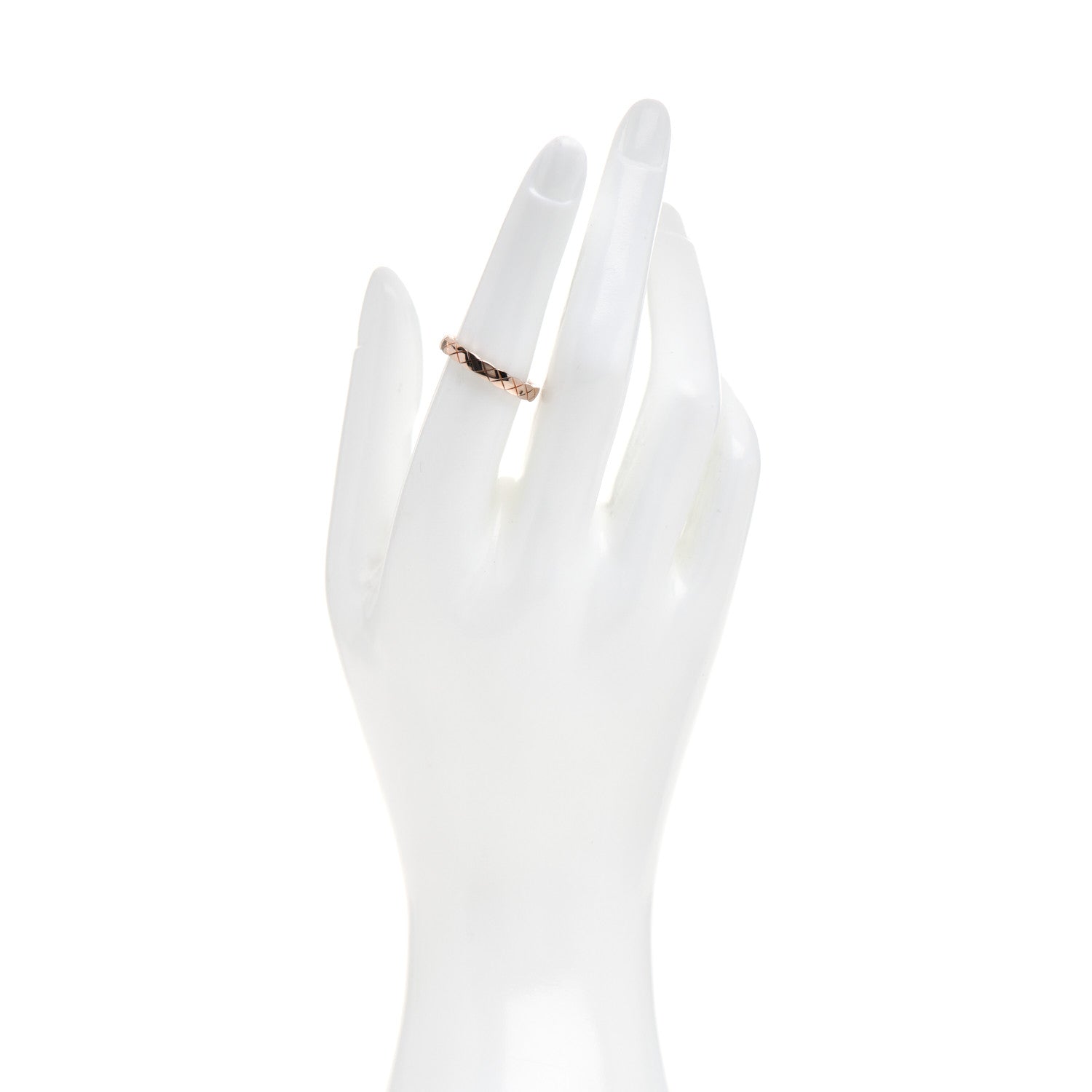 Chanel 18K Beige Gold Mini Coco Crush Ring 54 6.75 2 of 5