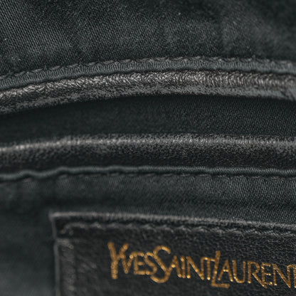 Saint Laurent Textured Patent Calfskin Large Muse Black 8 of 15