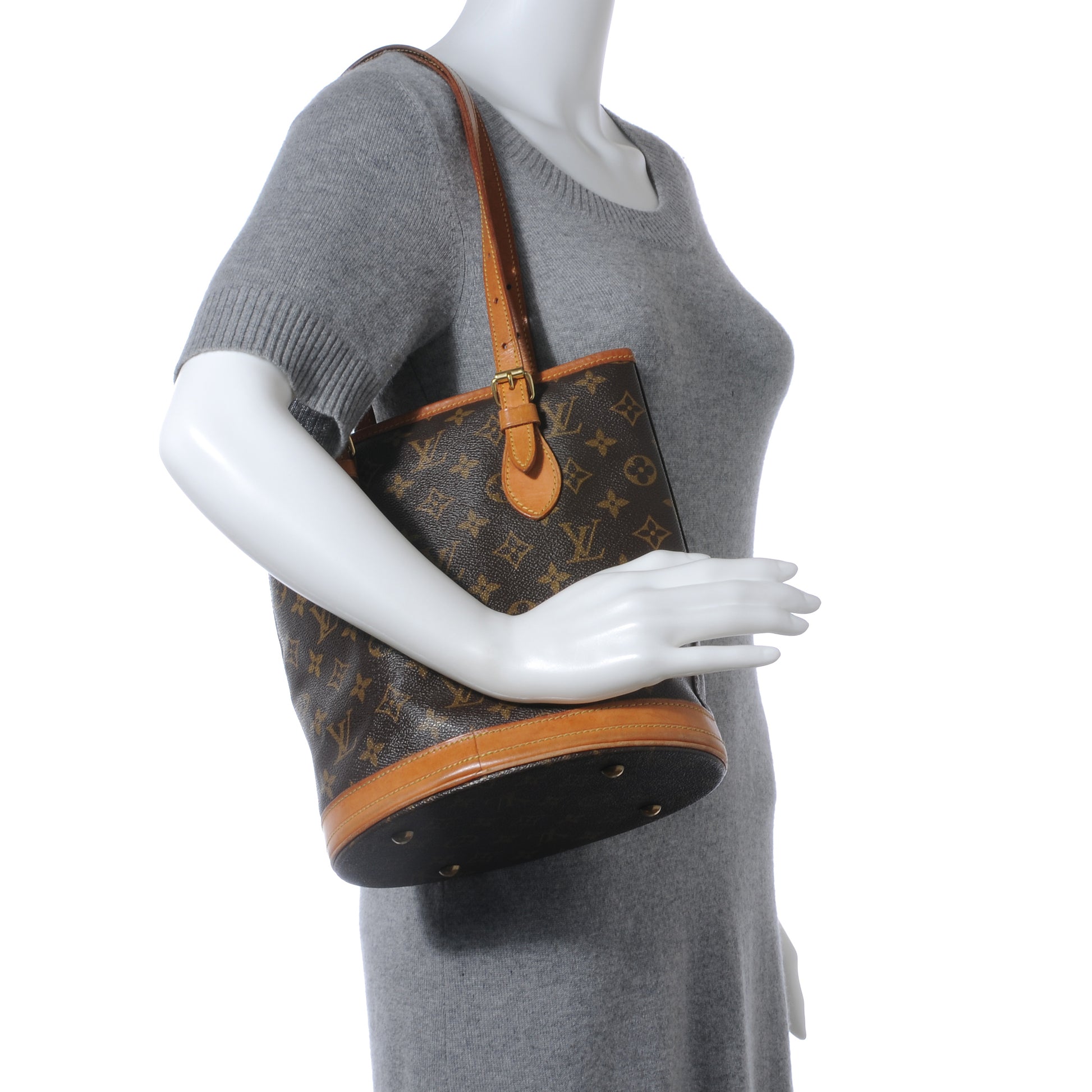 Louis Vuitton Monogram Petit Bucket 23 2 of 8