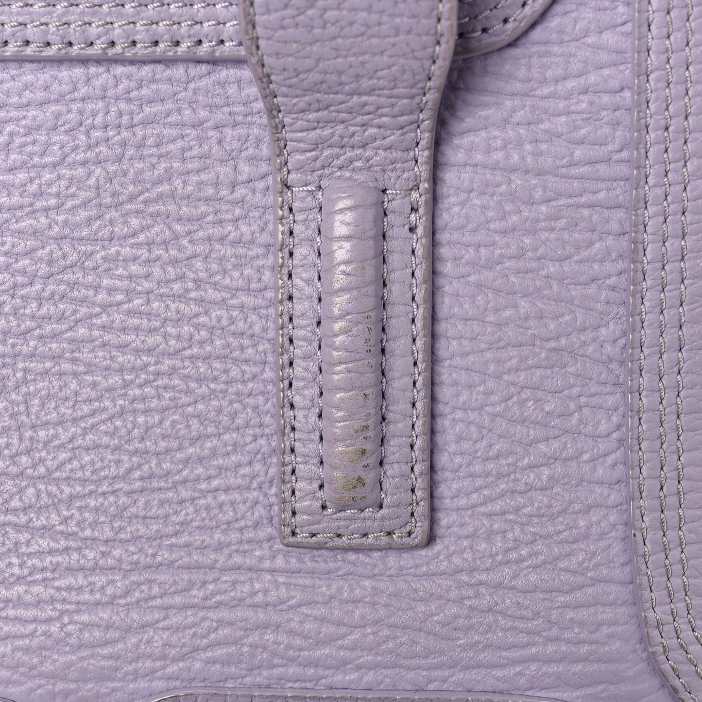 Textured Calfskin Mini Pashli Satchel Lilac