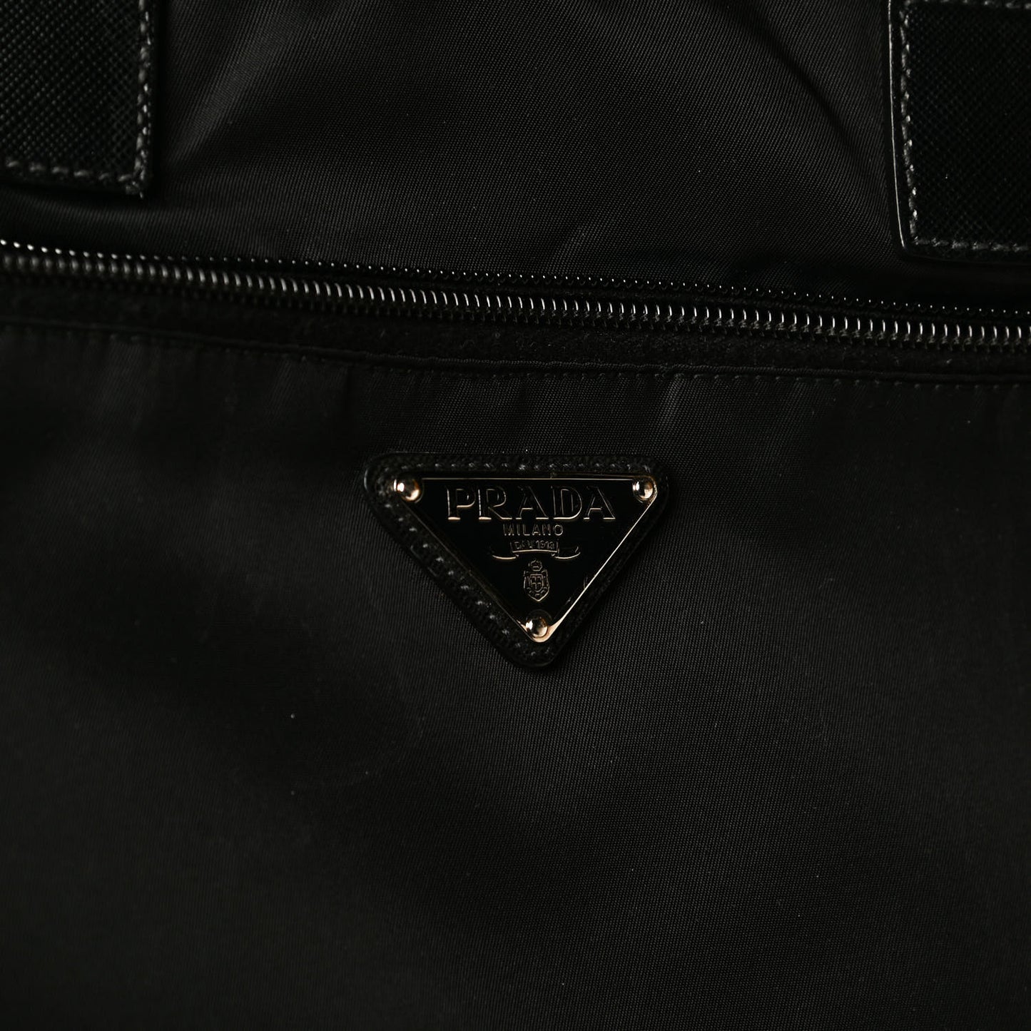 Tessuto Nylon Briefcase Black
