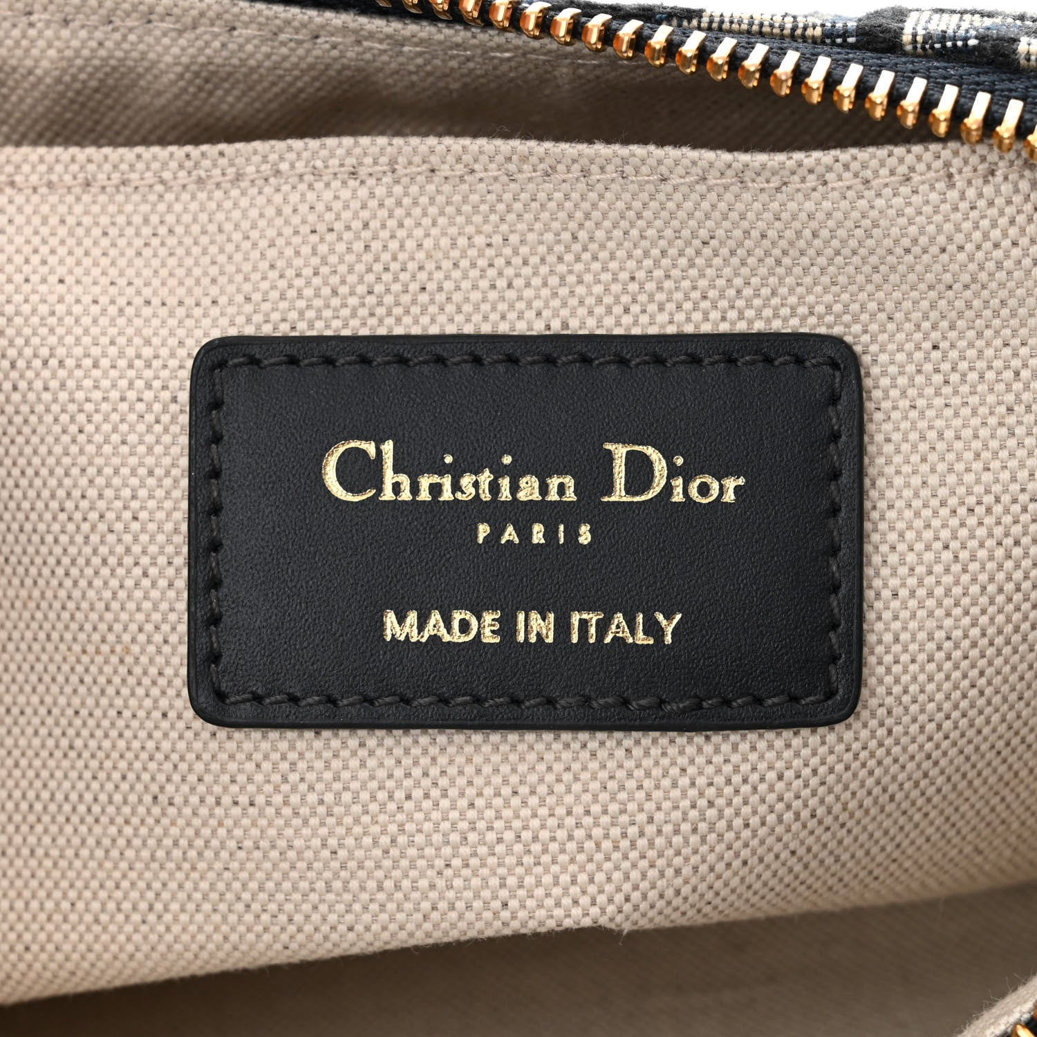 Christian Dior Oblique CD Lounge Bag Blue 6 of 11