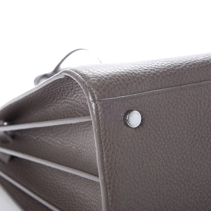 Saint Laurent Grained Calfskin Small Sac De Jour Fog 10 of 14