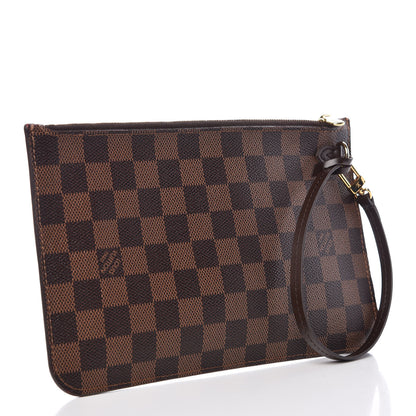 Louis Vuitton Damier Ebene Neverfull MM GM Pochette 3 of 8