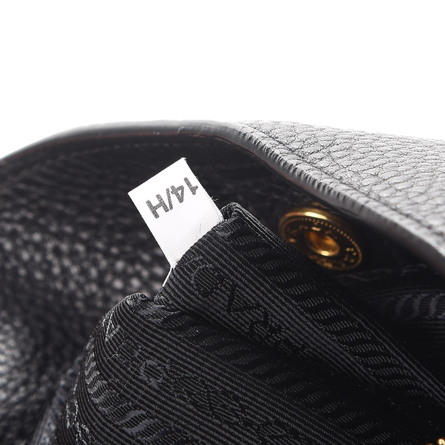 Prada Vitello Daino Side Pocket Tote Nero Black 9 of 11