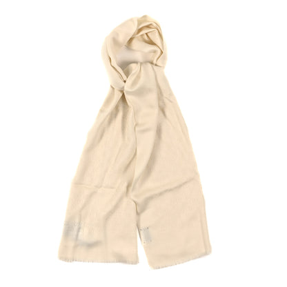 Gucci Cashmere GG Monogram Gem Lux Scarf White 1 of 3