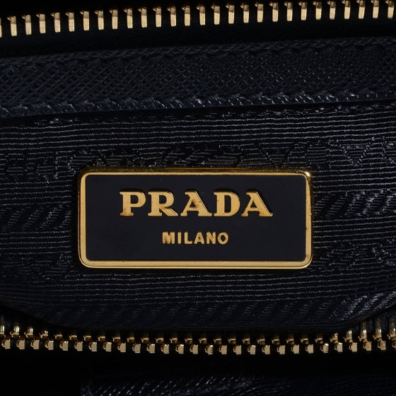 Prada Saffiano Lux Small Tote Nero Black 10 of 12