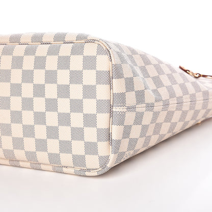 Louis Vuitton Damier Azur Neo Neverfull MM Rose Ballerine 9 of 9