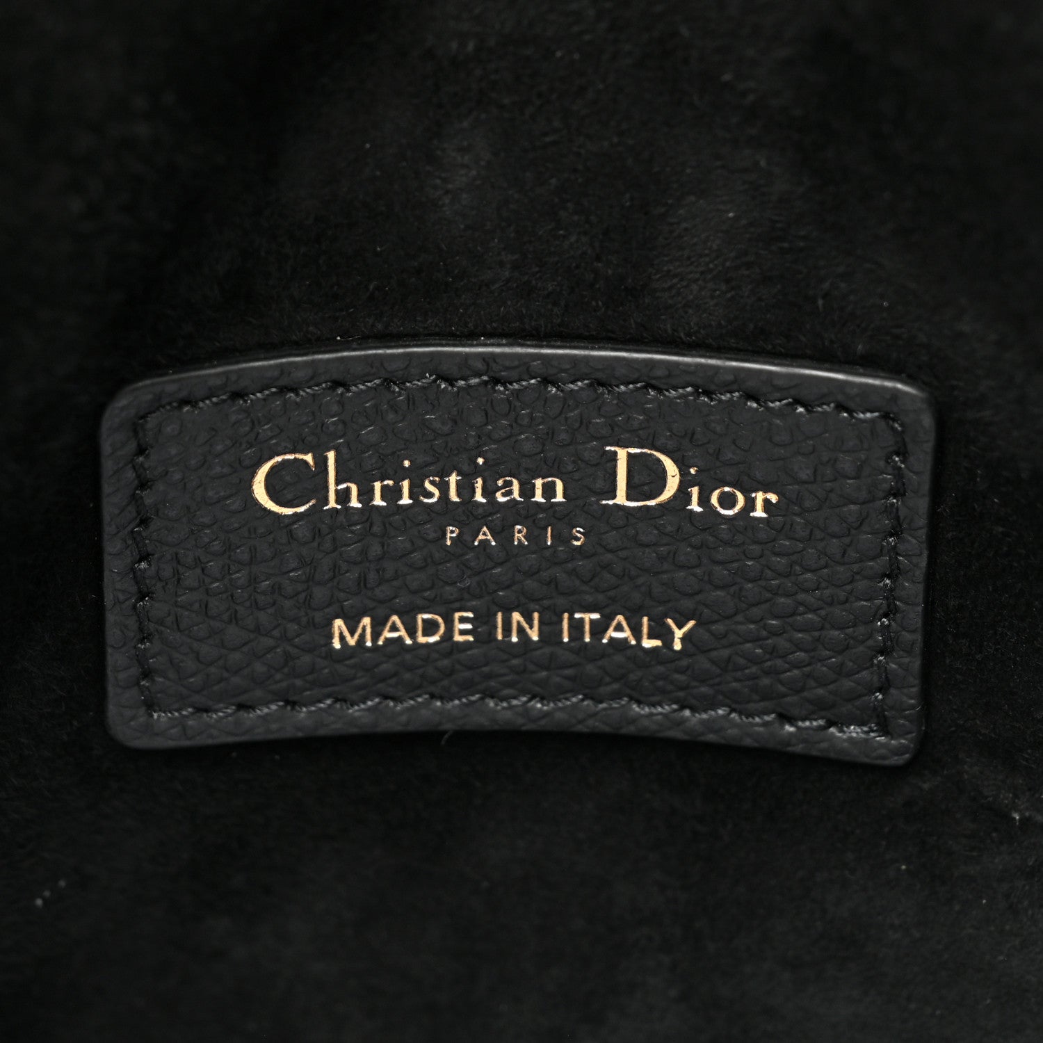 Christian Dior Calfskin Saddle Belt Bag Black 6 of 10