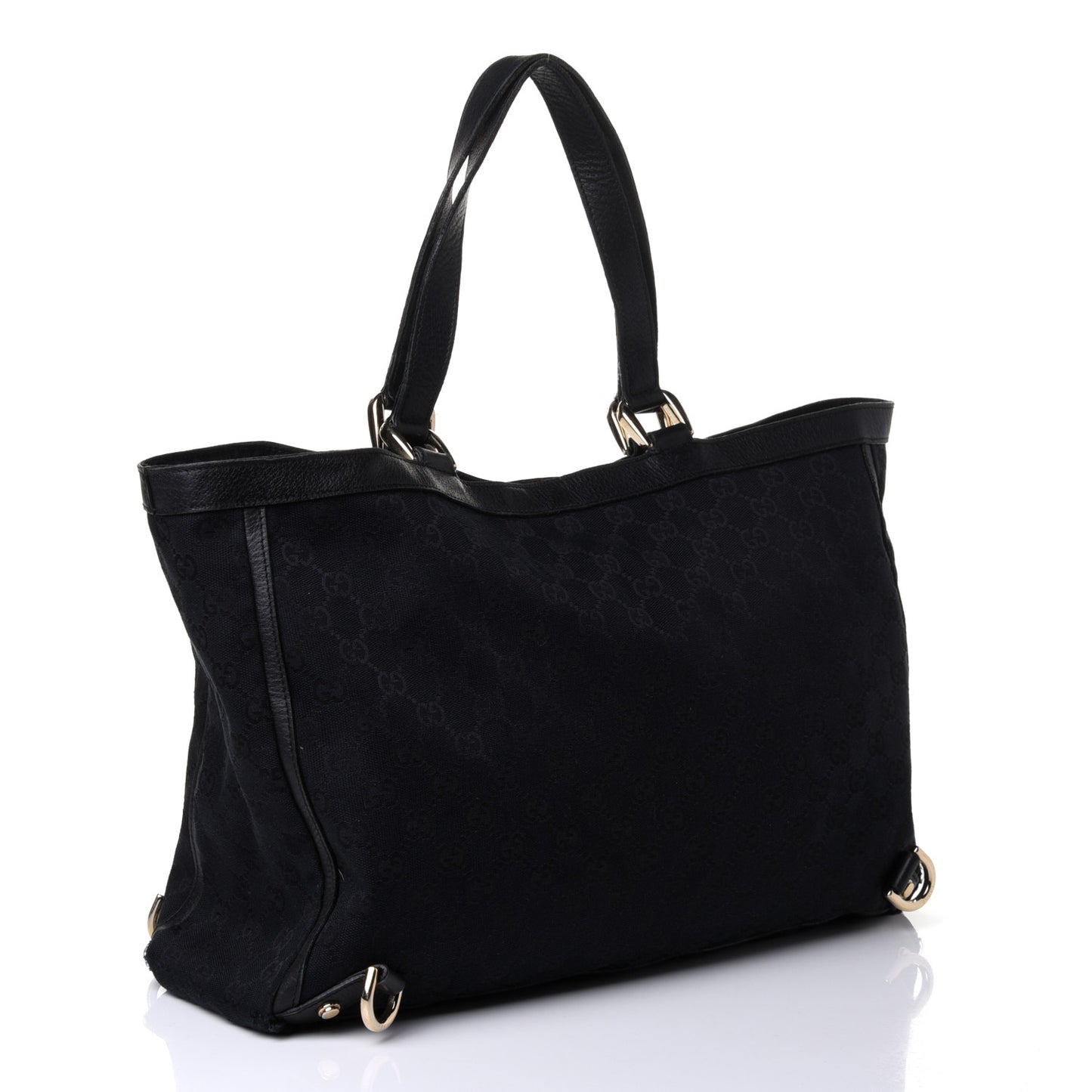 Monogram Large Abbey Tote Black