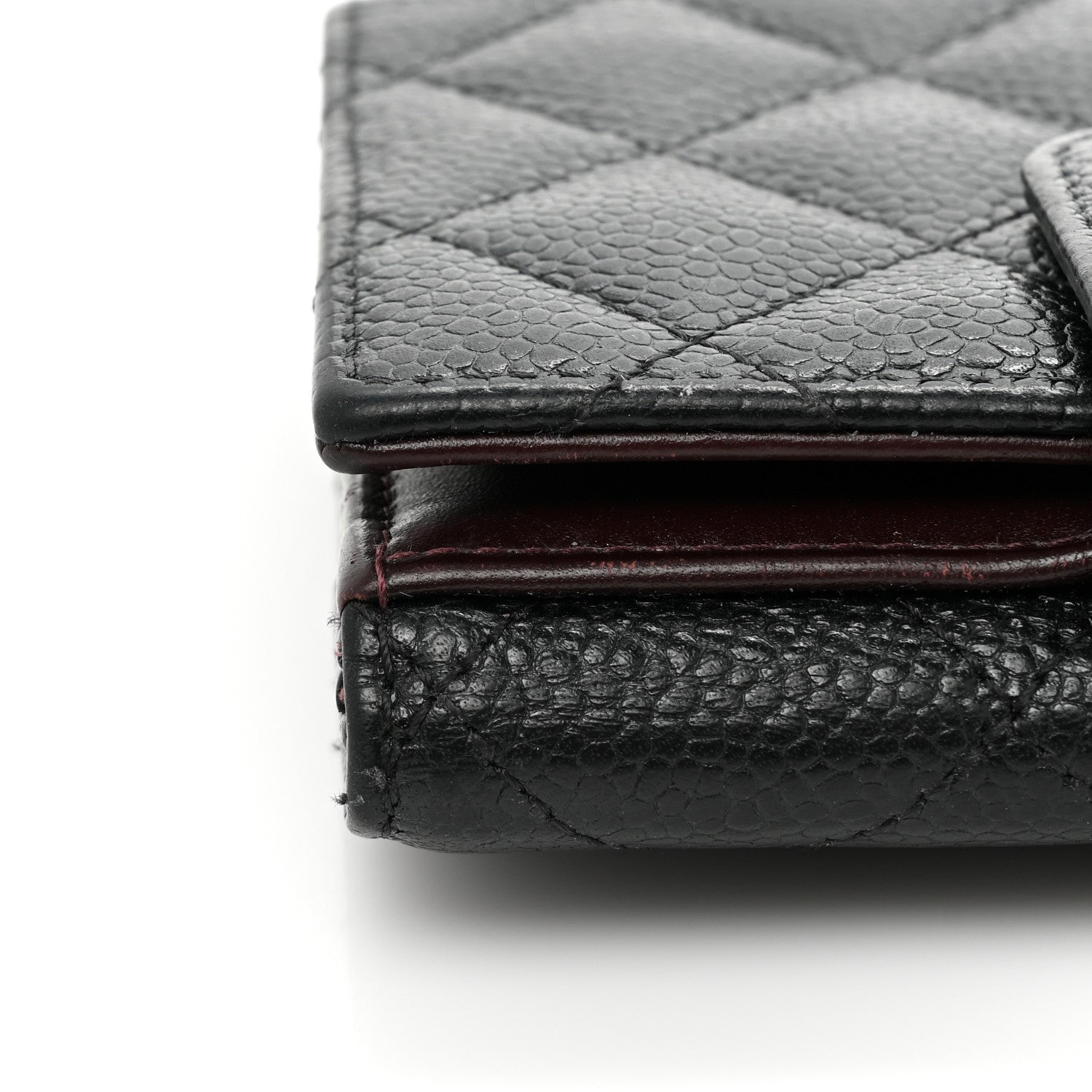 Chanel Caviar Quilted Compact French Flap Wallet Black 13 of 13