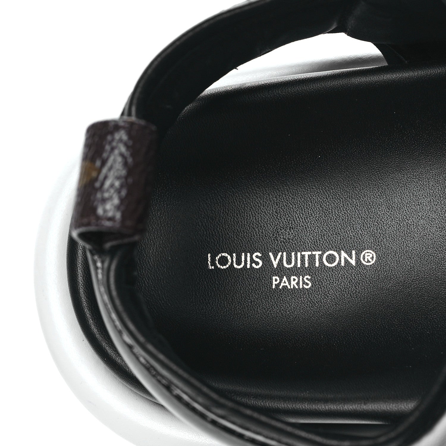 Louis Vuitton Calfskin Monogram Pool Pillow Flat Comfort Sandals 38 Blue 7 of 9