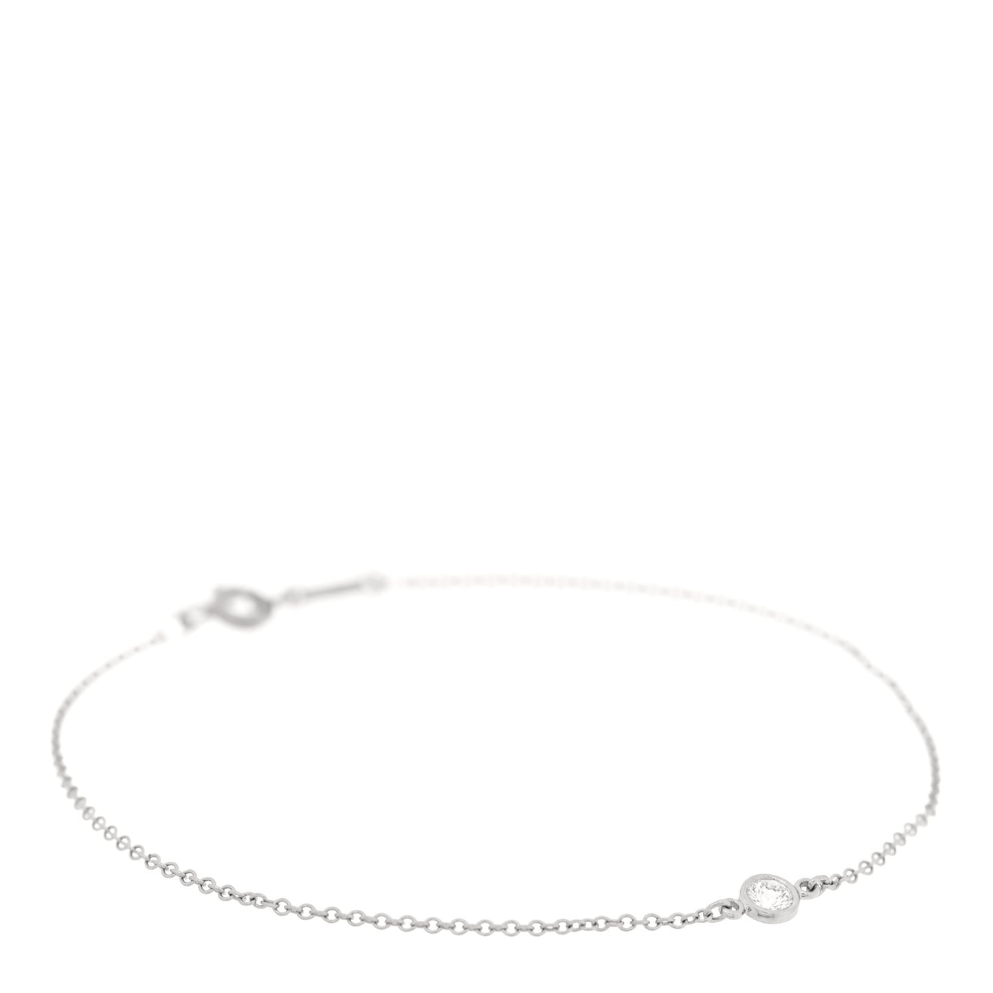 Platinum Diamond .08ct Elsa Peretti Diamonds by the Yard Bracelet