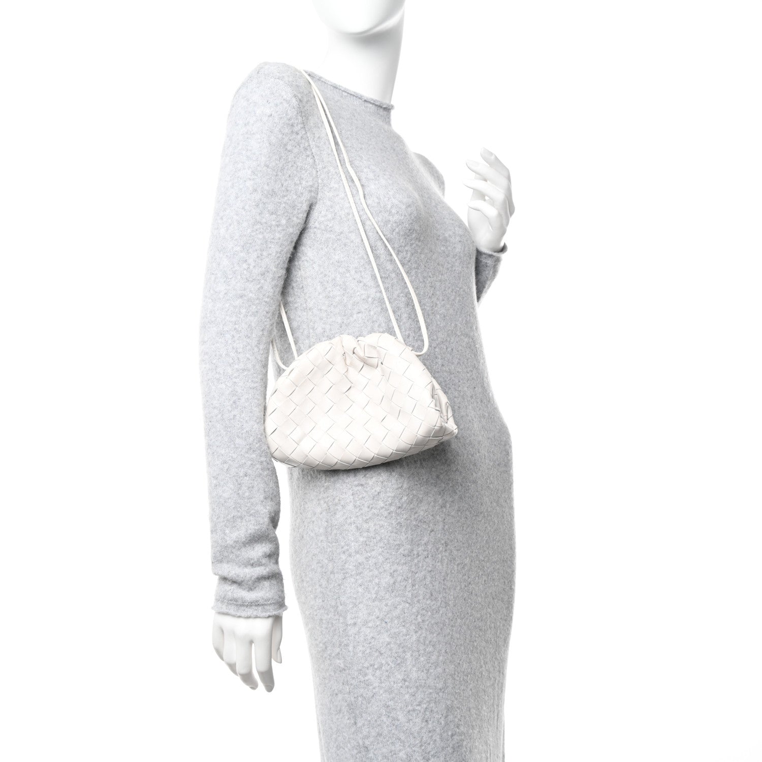 Bottega Veneta Nappa Intrecciato The Mini Pouch Plaster 2 of 11