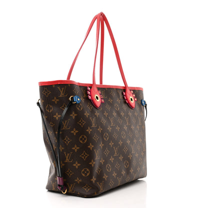Louis Vuitton Monogram Totem Neo Neverfull MM Flamingo 4 of 18