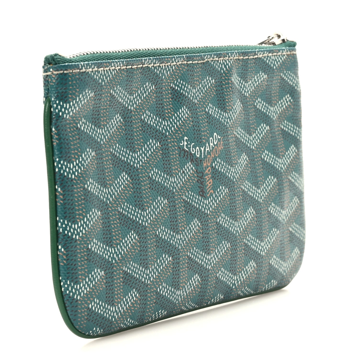 Goyard Goyardine Mini Senat Pochette Green 3 of 6