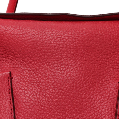 Burberry Grainy Calfskin Medium Baynard Tote Pink Azalea 9 of 15