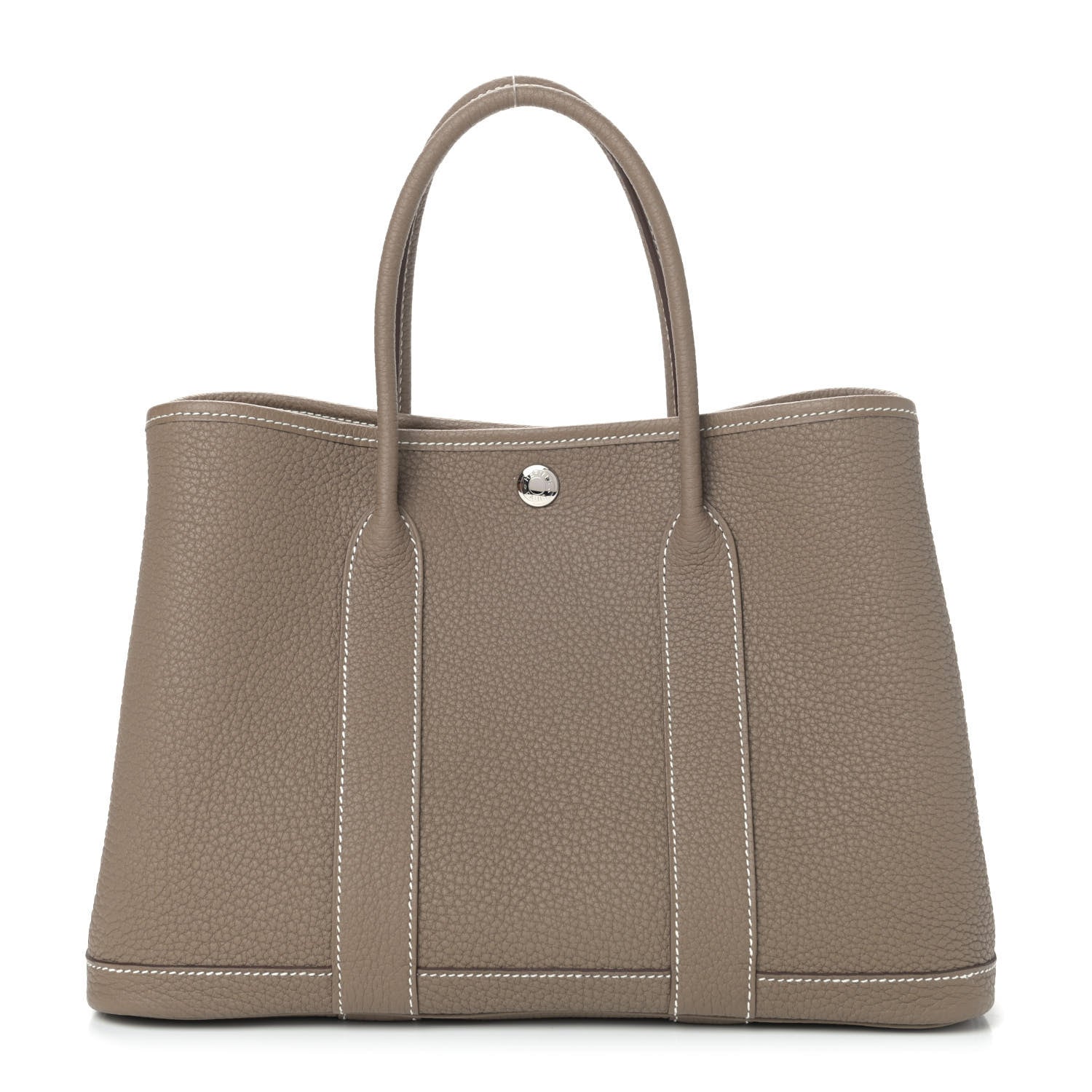 Hermes Vache Country Garden Party 30 TPM Etoupe 1 of 4
