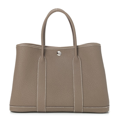 Hermes Vache Country Garden Party 30 TPM Etoupe 1 of 4