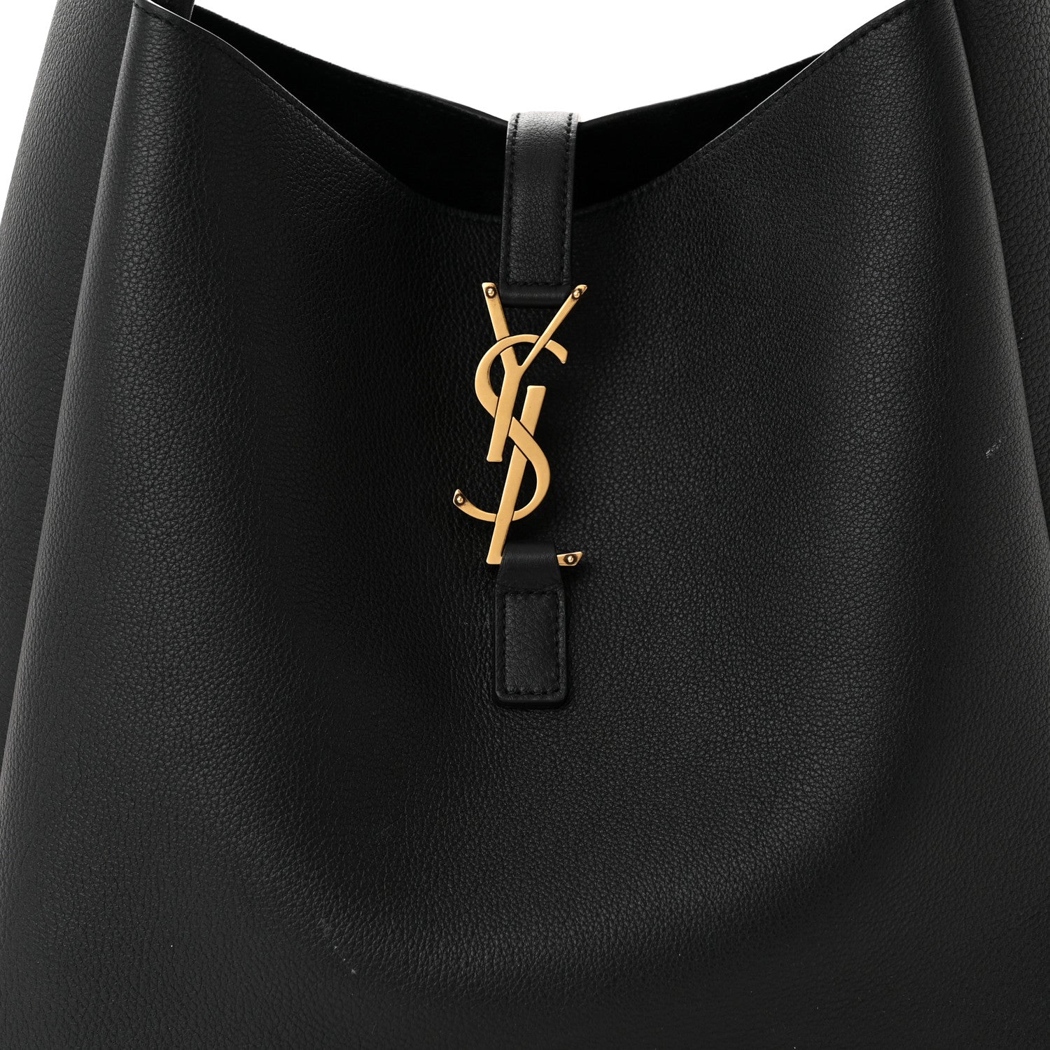 Saint Laurent Smooth Calfskin Large Le 5 A 7 Soft Hobo Black 7 of 12