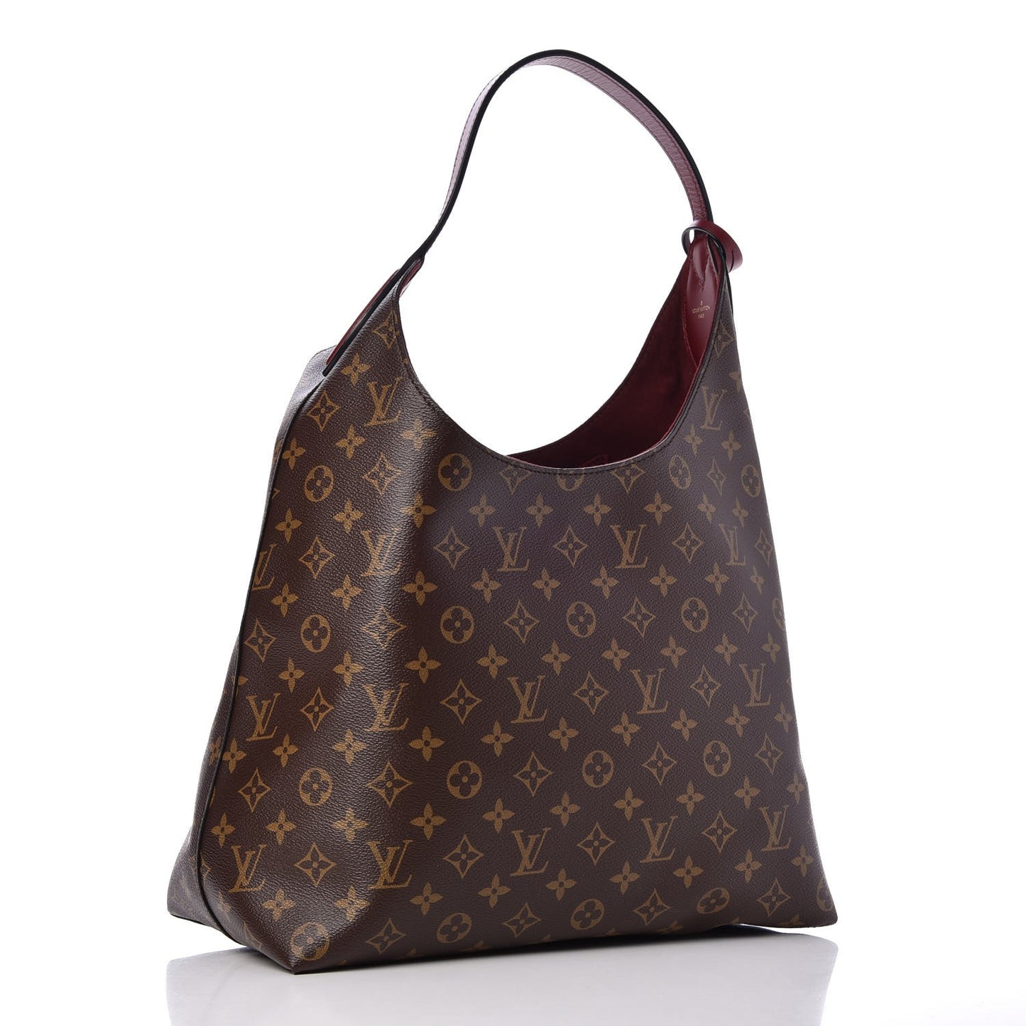 Monogram Flower Hobo Bordeaux
