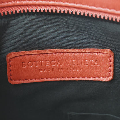 Bottega Veneta Nappa Intrecciato Crossbody Messenger Bag Red White 6 of 9