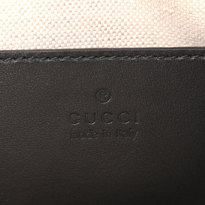 Gucci Calfskin GG Matelasse Shoulder Bag Black Natural 6 of 16