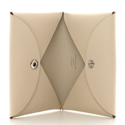 Hermes Epsom Calvi Card Case Craie 5 of 7