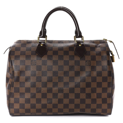 Louis Vuitton Damier Ebene Speedy 30 1 of 11