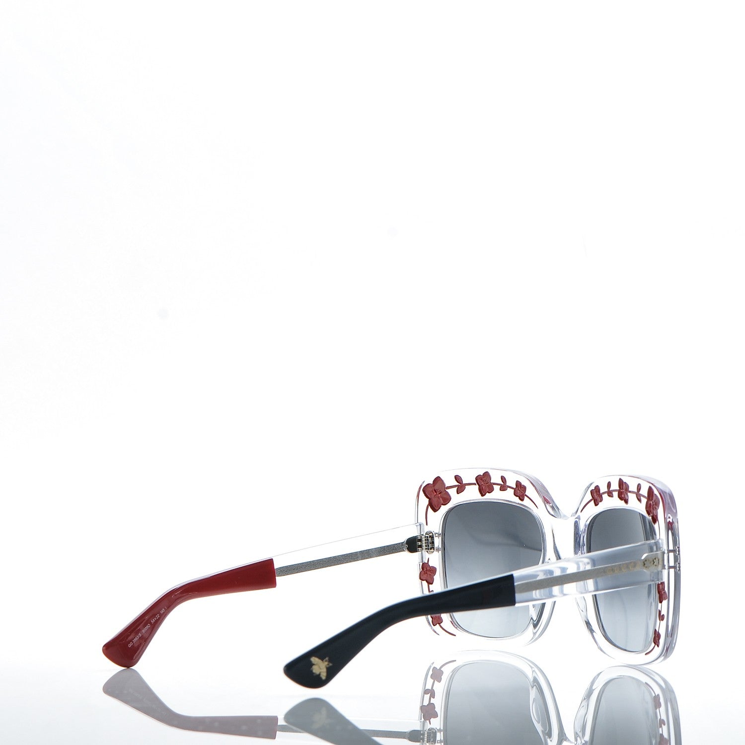 Gucci Floral Sunglasses GG3863/S Red 4 of 7