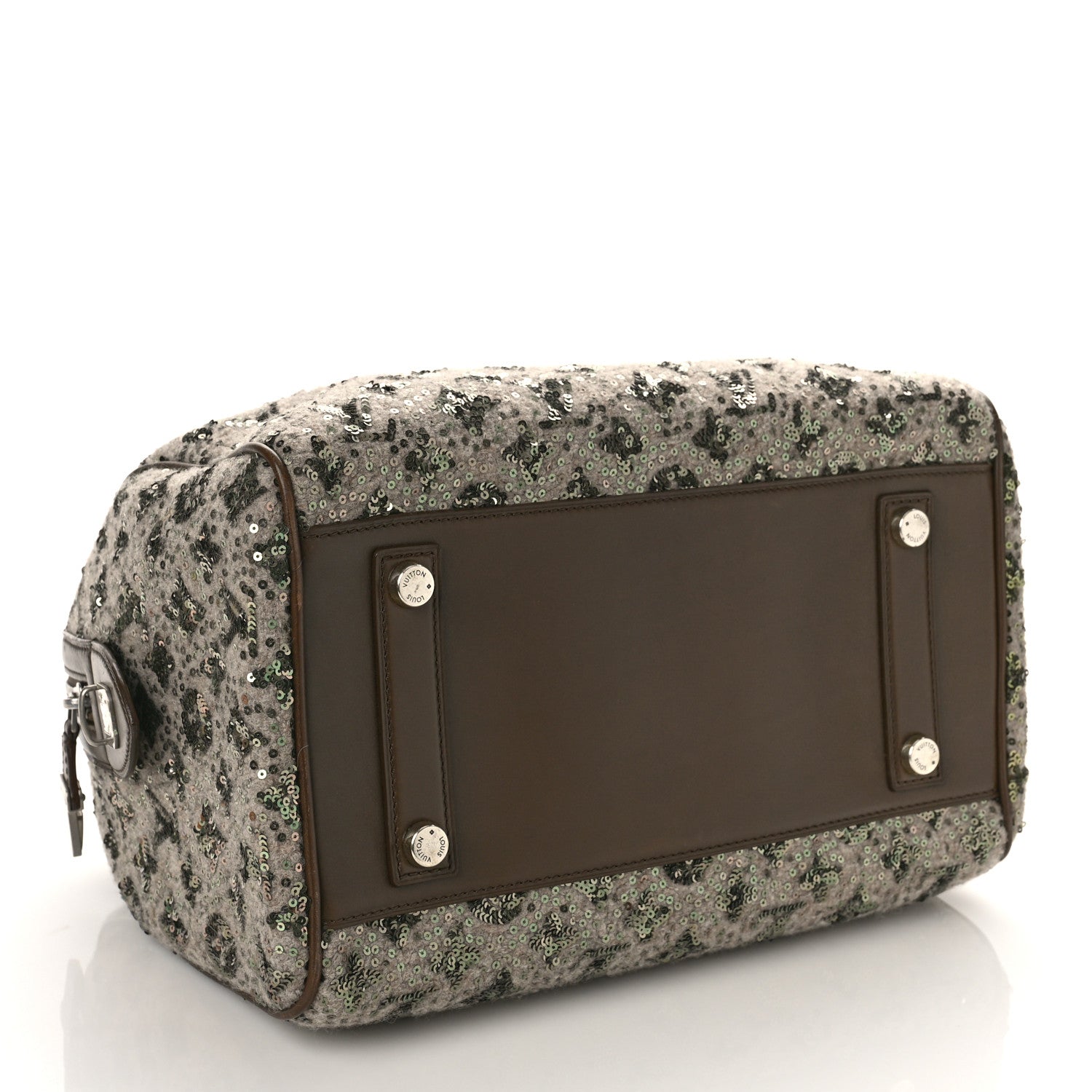 Louis Vuitton Sequin Monogram Sunshine Express Speedy Kaki 4 of 9