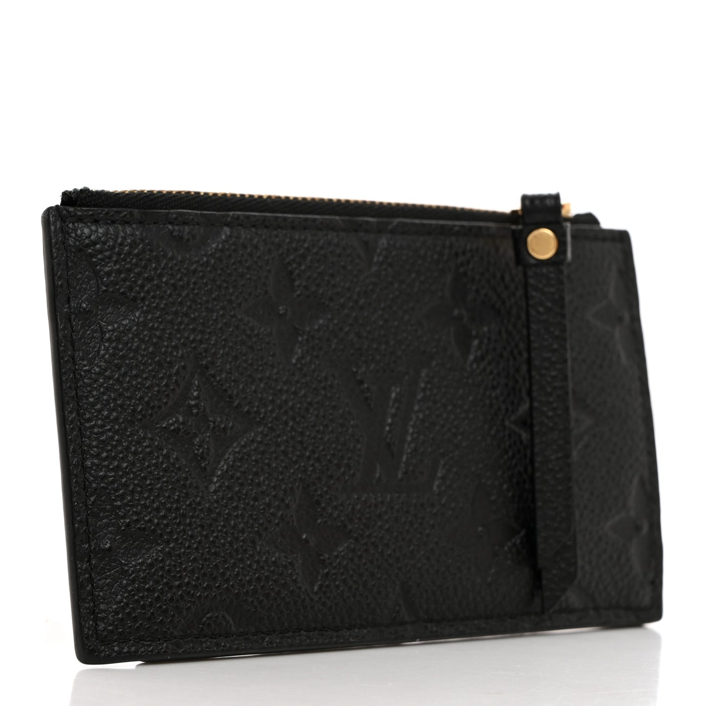 Empreinte Zipper Card Holder Black