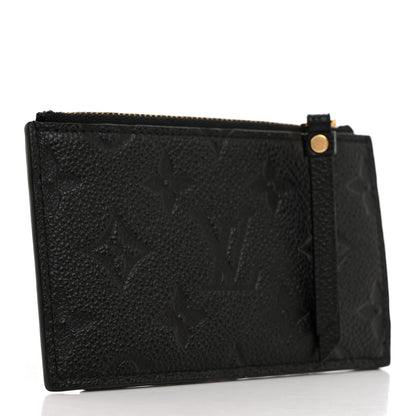 Louis Vuitton Empreinte Zipper Card Holder Black 3 of 7