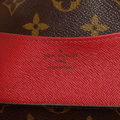Louis Vuitton Monogram Emilie Wallet Red 7 of 8