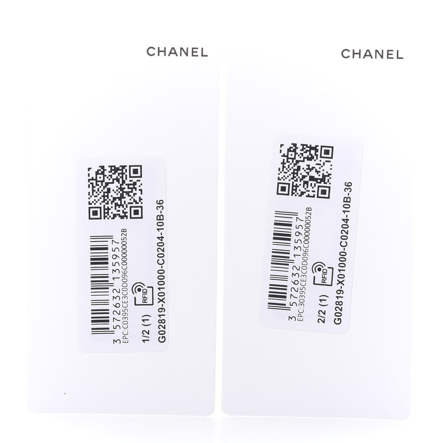 Chanel Lambskin Cap Toe CC Ballerina Flats 36.5 Beige Black 12 of 12