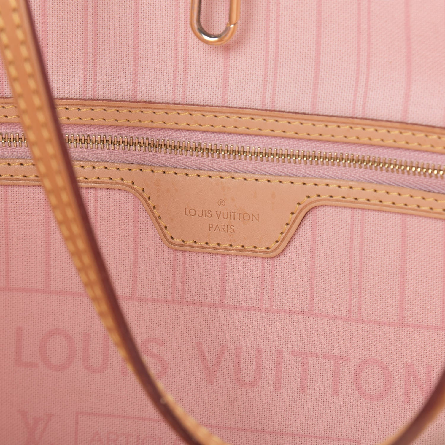 Louis Vuitton Damier Azur Neo Neverfull MM Rose Ballerine 6 of 13