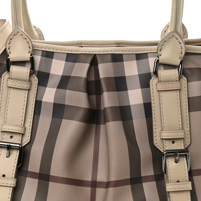 Burberry Smoked Check Small Northfield Tote Trench 9 of 11